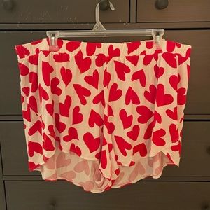 Old Navy Sleep Shorts with Hearts